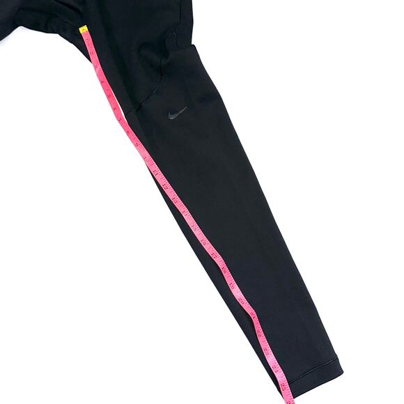 Nike Pro SMU Mustangs Black Fleece Lined Ankle Leggings Size Medium - Picture 10 of 11